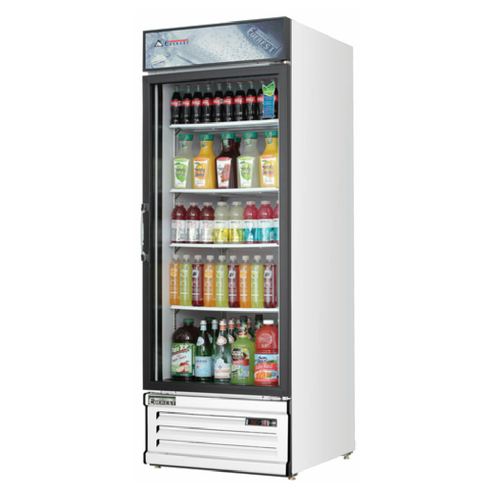 Everest Refrigeration EMGR24 Reach-In Glass Door Merchandiser Refrigerator One-section