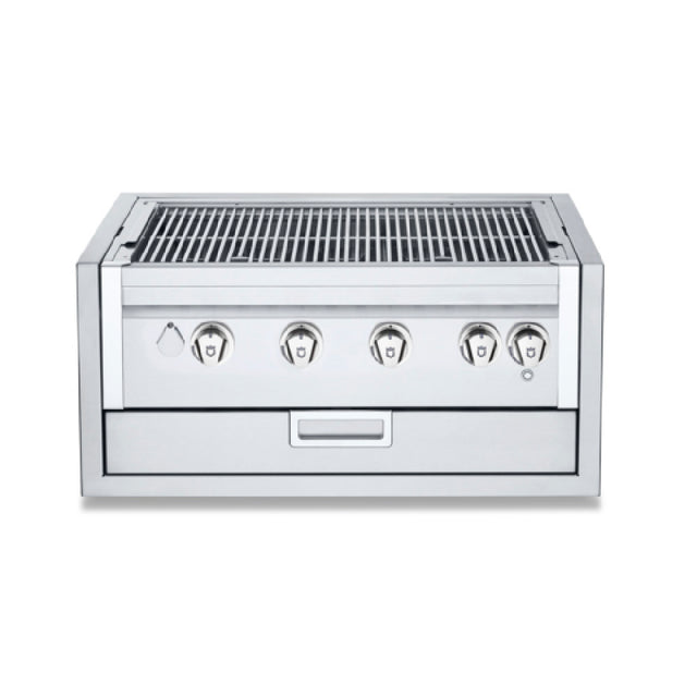 Crown Verity IBI30-GO-FLT Infinite Series 30" Built-In Outdoor Charbroiler Grill (4) 14750 BTUH Stainless Steel Burners