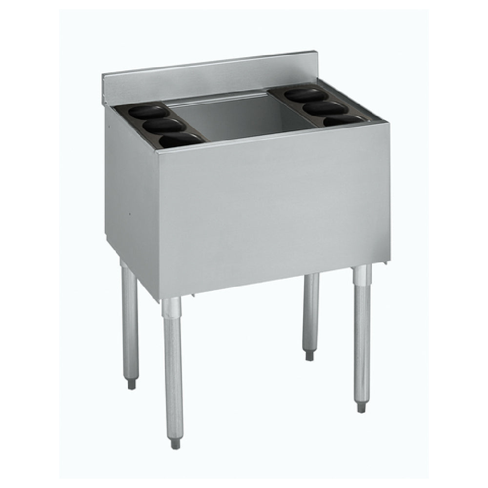 Krowne 18-30-7 Silver Series Insulated Ice Bin With 7-Circuit Cold Plate And Full Sliding Cover