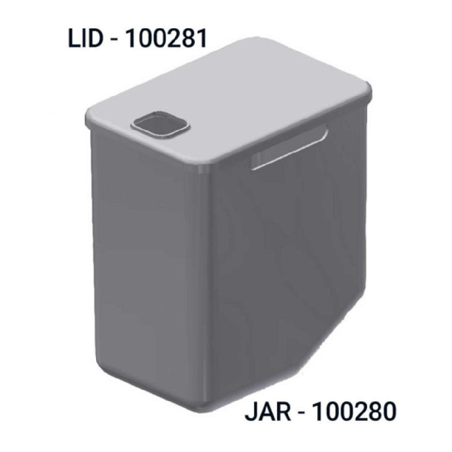 Server Products 100281 LID TO FOOD JAR Fits 1.3 Gallon (4.9 Liter) Jar (100280) Used In Server Express™ & Touchless Express™ Direct-Pour Condiment Dispensers