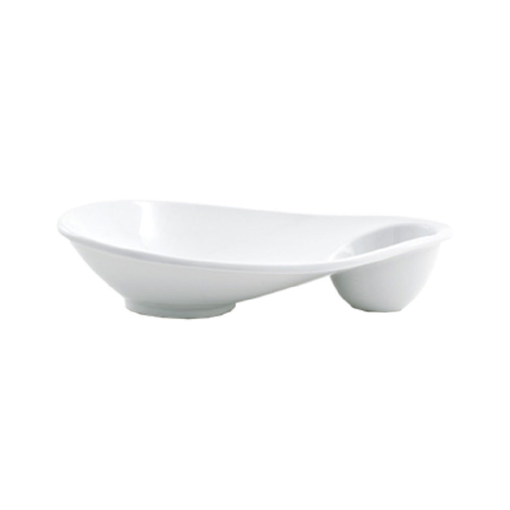 FOH DAP052WHP22 Ellipse™ Sampler™ Plate 2-compartment 1 Oz. Well