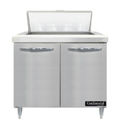 Continental Refrigerator D36N8 Designer Line Sandwich Unit 36"W Two-section