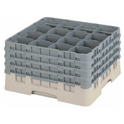 Cambro 16S900184 Camrack® Glass Rack With (4) Soft Gray Extenders Full Size
