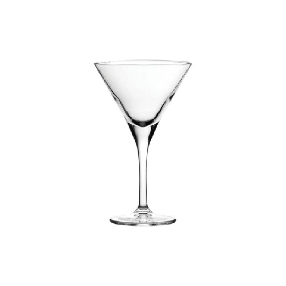 Steelite P44335 Martini Glass 8.75 Oz. (H 7" M 4 1/4"" T 4-1/4" B 2-7/8") Soda Lime