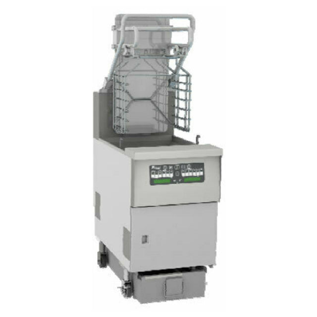 Pitco SGLVRF-2/FD Solstice Supreme™ Reduced Oil Volume Fryer System With Advanced Automatic Filtration & Lift Assist For 5 Slot Rack Holder