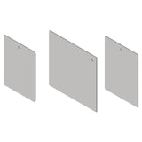 John Boos PB-SCP20-CS Poly Board / Sink Cover (2) Boards 20"W X 21" Front-to-back X 3/4" Thick