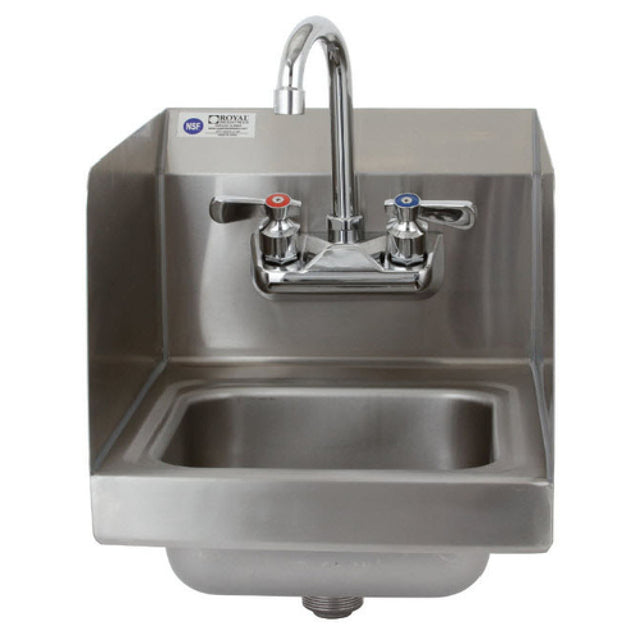 Royal ROY HSSH 12 SP - Space Saver Hand Sink, Wall Mounted, 9" X 9" X 5"D Bowl Size