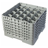Cambro 20S1114151 Camrack® Glass Rack With (6) Soft Gray Extenders Full Size