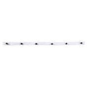 Mercer Culinary M62996BK2X Push Through Button Strips For M62090WB2X 6 Black Buttons Per Strip