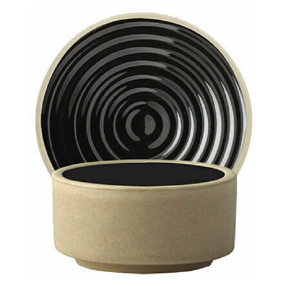 Arc Cardinal FK848 Chef & Sommelier Geode Black Ramekin 1.25 Oz (D:2.5'') Stoneware