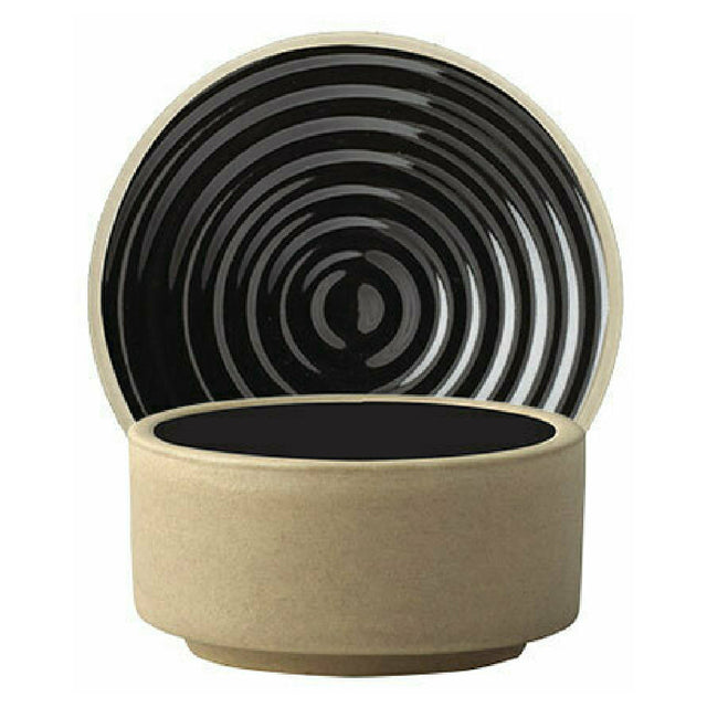 Arc Cardinal FK848 Chef & Sommelier Geode Black Ramekin 1.25 Oz (D:2.5'') Stoneware