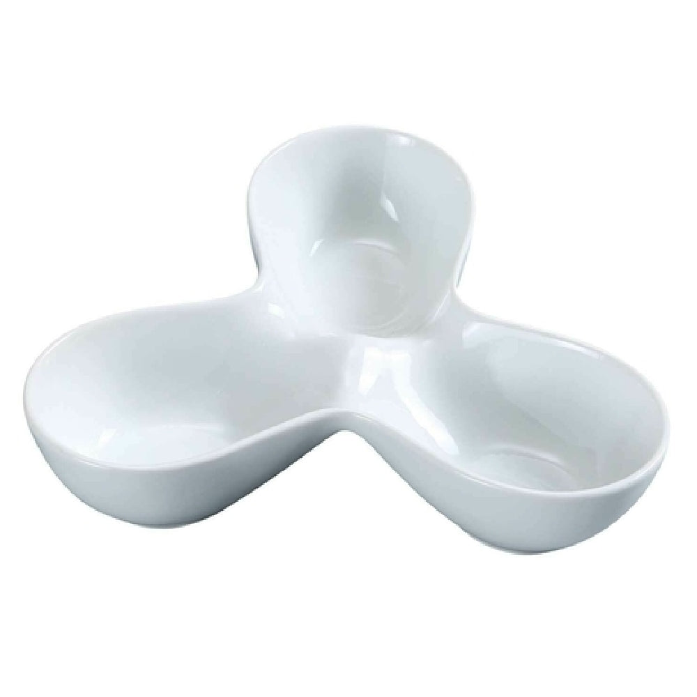 Yanco ML-813 Main Land Compartment Bowl 4 Oz. Each Compartment 8" X 6"