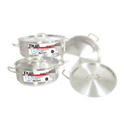 Admiral Craft BRSS-20 Titan Series™ Brazier Pot 20 Qt. With Cover