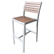 JMC Furniture MALLORY BARSTOOL TAN Mallory Barstool Outdoor Use Armless