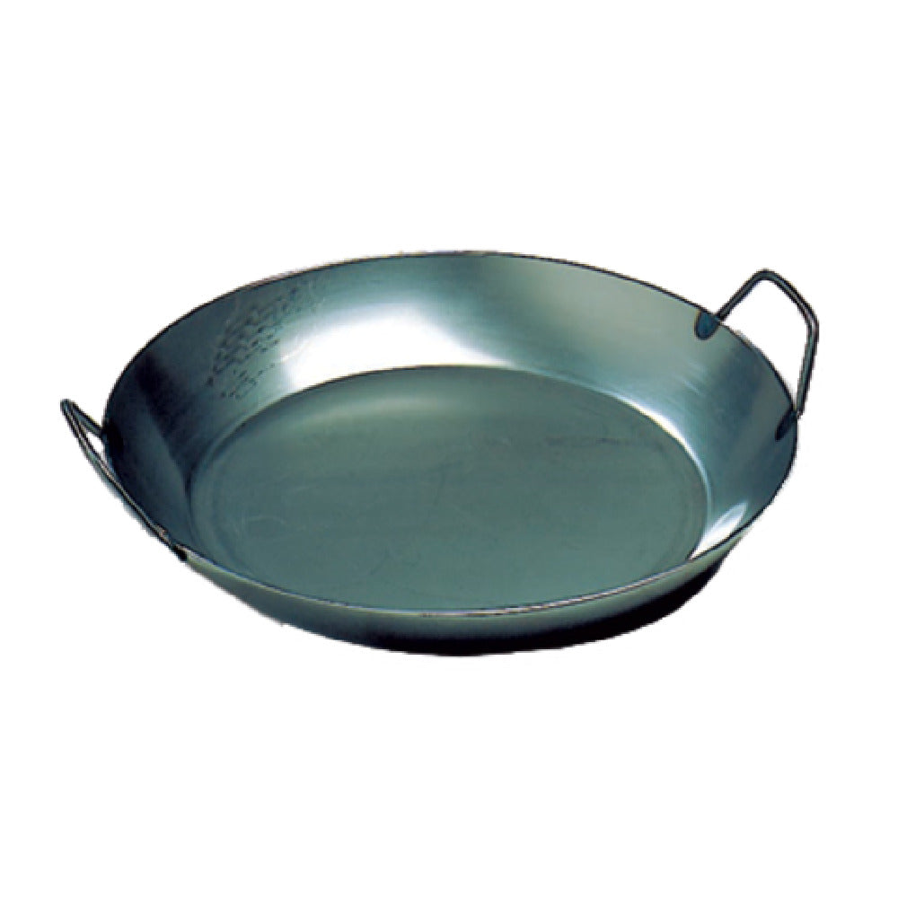 Matfer 62051 Paella Pan 14-1/8" Dia. X 1-5/8"H Curved Sides