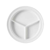 GET Enterprises CP-530-W Supermel™ Plate 9" X 3/4"H 3-compartments