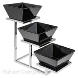 Hubert 94231 - Cerve Collection Bowl Stand, 3-tier, 6"L X 16"W X 11"H