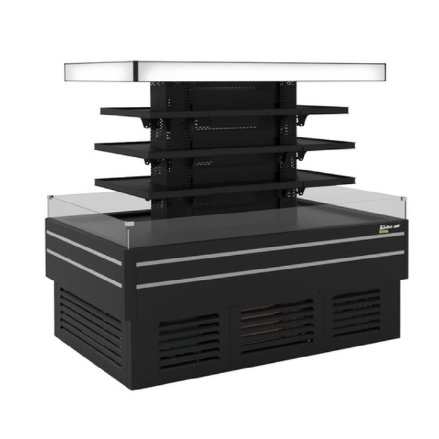 Turbo Air TIOM-24CSCB-N Island Display Self-Serve Refrigerated Merchandiser 35.01 Cu. Ft. Capacity