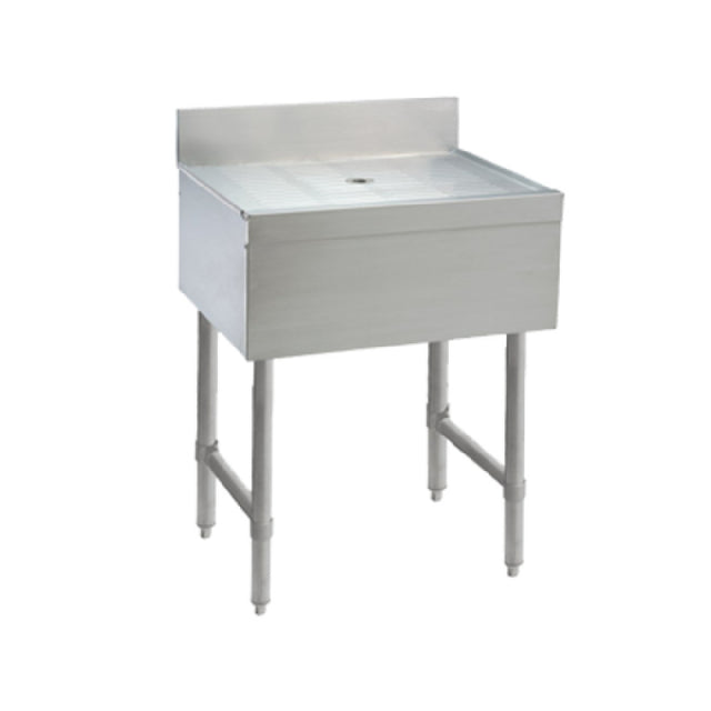 Advance Tabco CRD-30-X Special Value Underbar Drainboard Free-standing 30"W X 21"D X 33"H