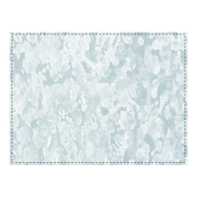 Risch PLACEMATDX-MET 16X12 Brushed Metallic Faux-leather Premium Sewn Placemat Placemat (specify Color)