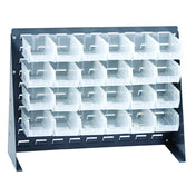 Quantum QBR-2721-220-24CL Bench Rack 27-3/4"L X 8"W X 21"H 16 Gauge Steel Louvered Model