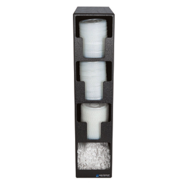 CFS Brands L2203 - San Jamar - EZ-Fit® Lid & Straw Tower, 5-1/2"L X 13"W X 24-1/2"H
