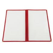 CAC China MCP2-914RD Menu Cover 2-pocket 8-1/2" X 14"