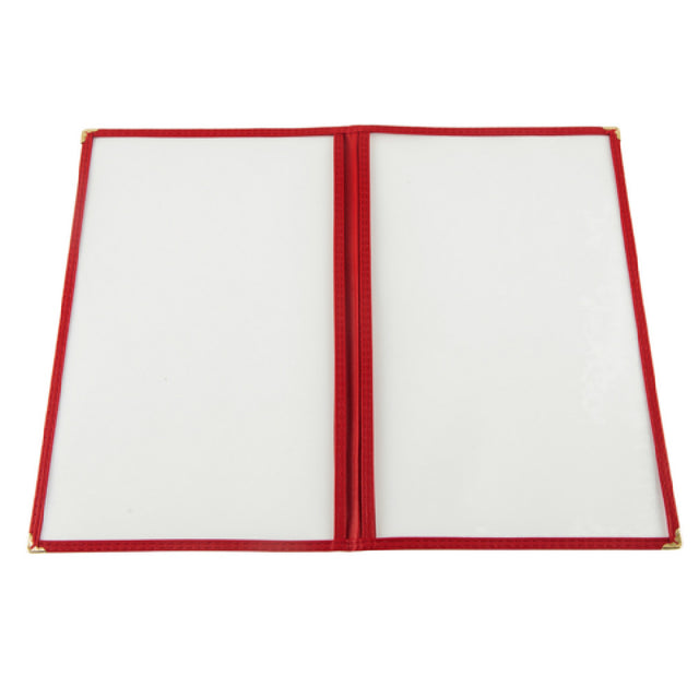 CAC China MCP2-914RD Menu Cover 2-pocket 8-1/2" X 14"