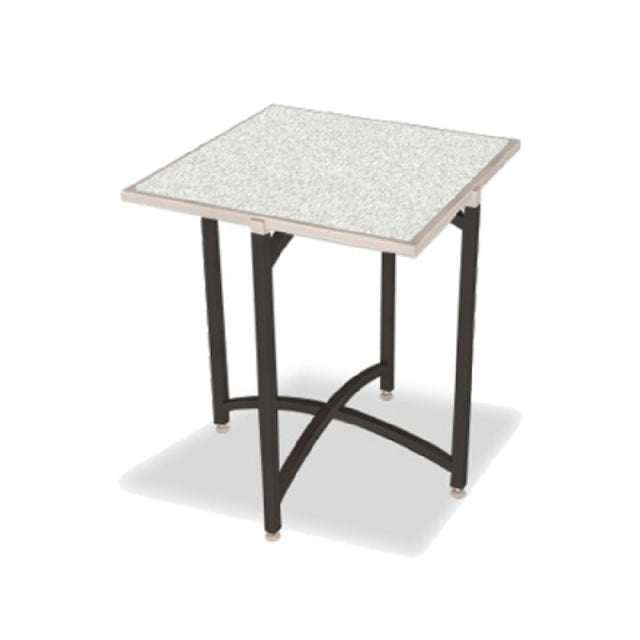 Forbes Industries 7028T-24 EcoFlex Elite Trend Series Table Square 30"W X 30"D X 24"H Table Side Mount