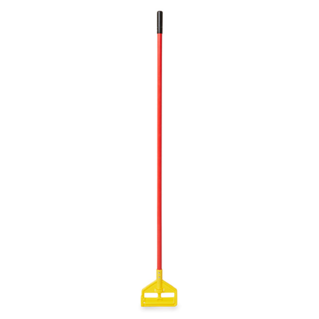 Rubbermaid FGH14600RD00 Invader® Wet Mop Handle 60"L Fiberglass With Yellow Plastic Head