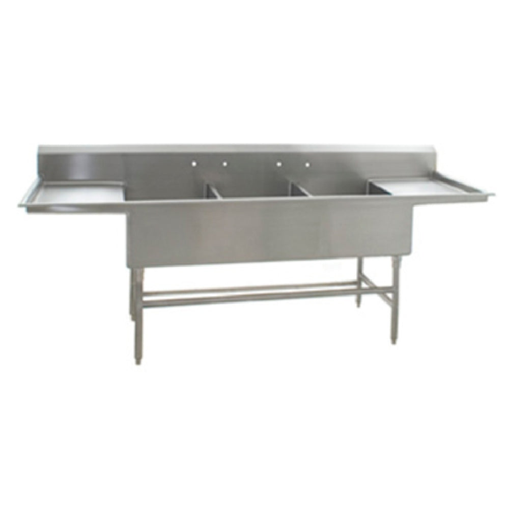 Eagle FFN2760-3-24-14/3 Spec-Master® Flush Front Sink Three Compartment