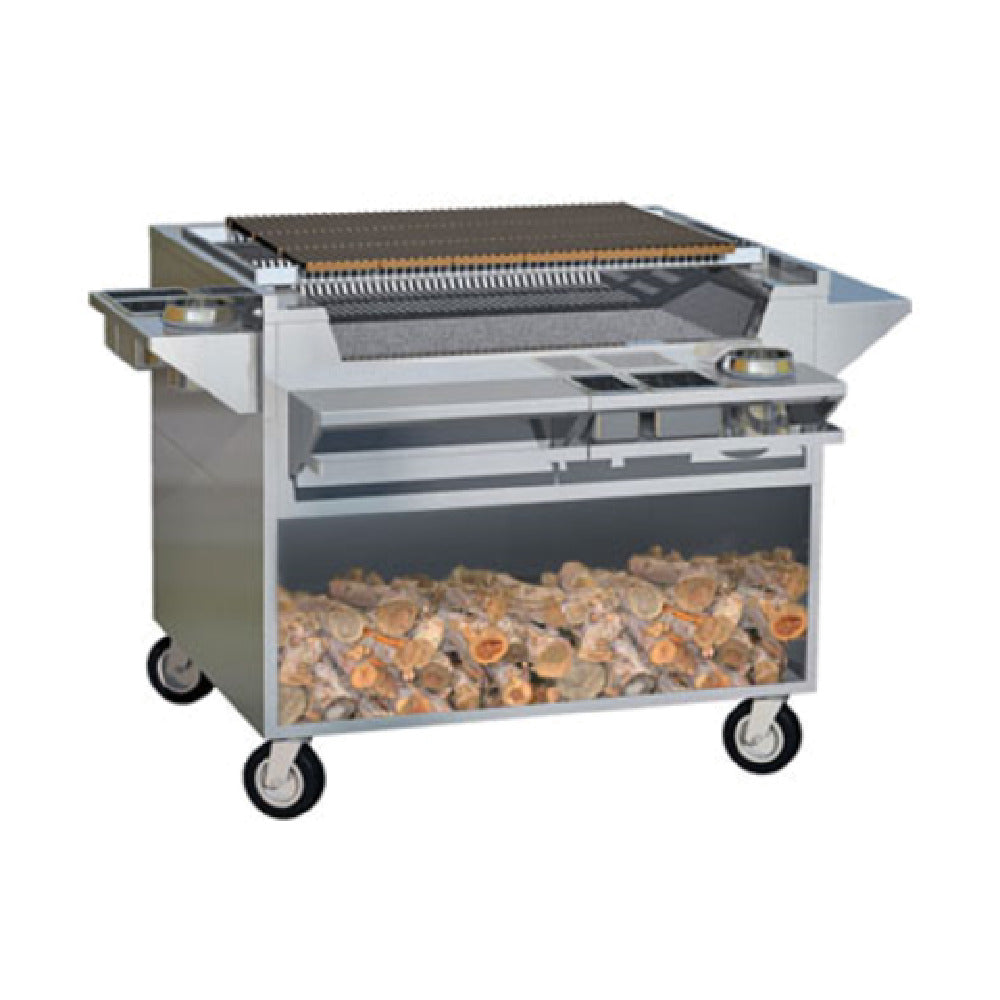 Wood Stone WS-SFB-34 Mt. Saint Helens Shallow-Box Charbroiler 34" W X 36"d