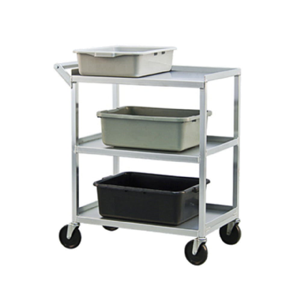 New Age Industrial NS745 Bussing Cart Open Design (3) Solid Shelves