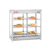 Skyfood Equipment HMC-PT Steam Line Heated Merchandiser Cabinet Countertop Pass-thru