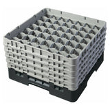 Cambro 49S958110 Camrack® Glass Rack With (5) Soft Gray Extenders Full Size