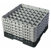 Cambro 49S958110 Camrack® Glass Rack With (5) Soft Gray Extenders Full Size