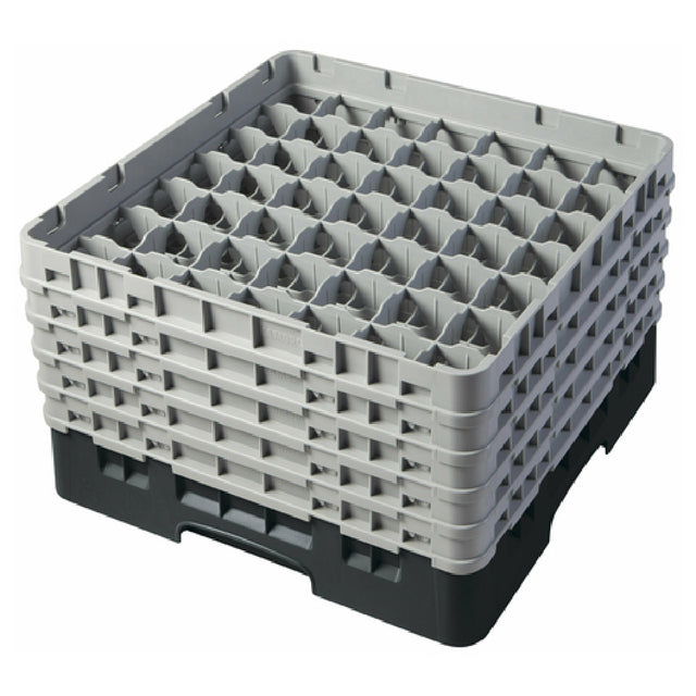 Cambro 49S958110 Camrack® Glass Rack With (5) Soft Gray Extenders Full Size