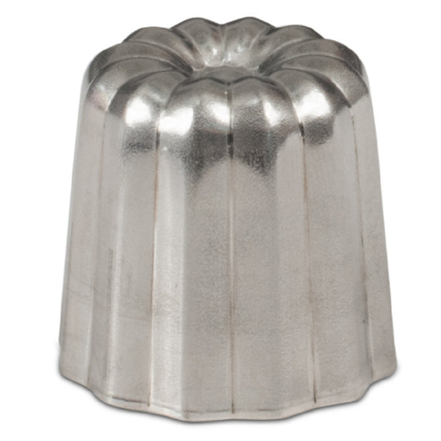 JB Prince MA151 Cannele Mold 4"W X 3"D X 1"H Stainless Steel