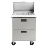 Traulsen CLPT-2712-DW Centerline™ By Traulsen Mega Top Prep Table (2) Fully Removable Drawers