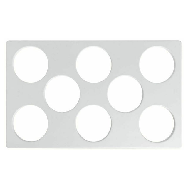 Hubert 46198 - Cold Tile, For Contemporary & Curveware Bain Maries, 8-compartment
