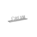 Service Ideas 1C-ST-CREAM-SIGN Table Sign "Cream" 1"H X 4"W