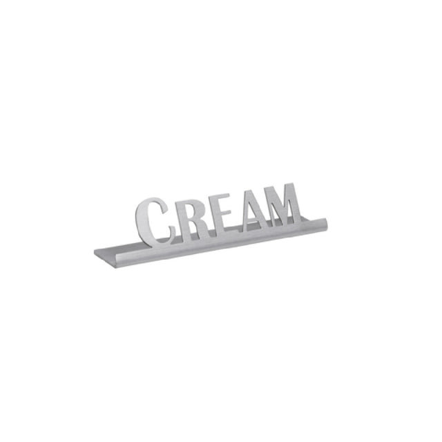 Service Ideas 1C-ST-CREAM-SIGN Table Sign "Cream" 1"H X 4"W