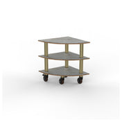 Steelite MGCMLX04GBXH - Modular Classic Corner Unit Grey Brushed Brass Heav, 29.5" X 29.5" X 35.0"