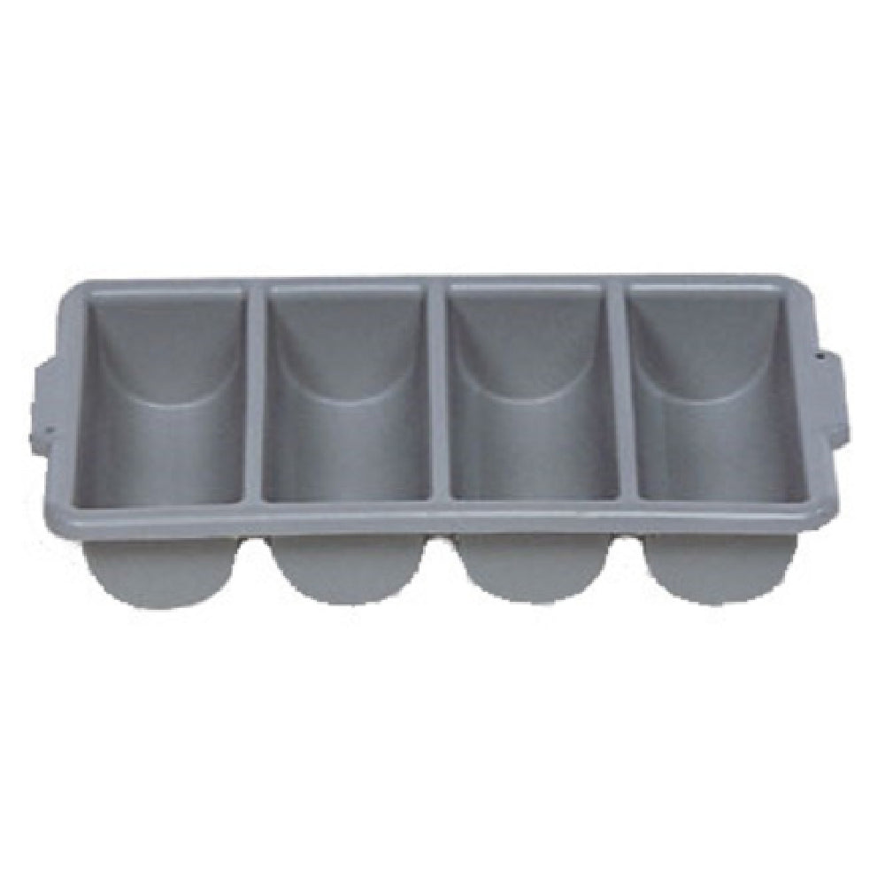 Rubbermaid FG336200GRAY Cutlery Bin 21-1/4"L X 11-1/2"W X 3-3/4"H (4) Compartments