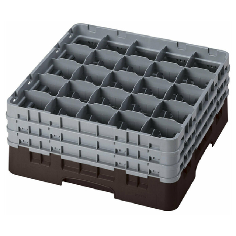 Cambro 25S738167 Camrack® Glass Rack With (3) Soft Gray Extenders Full Size