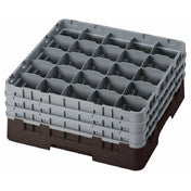 Cambro 25S738167 Camrack® Glass Rack With (3) Soft Gray Extenders Full Size