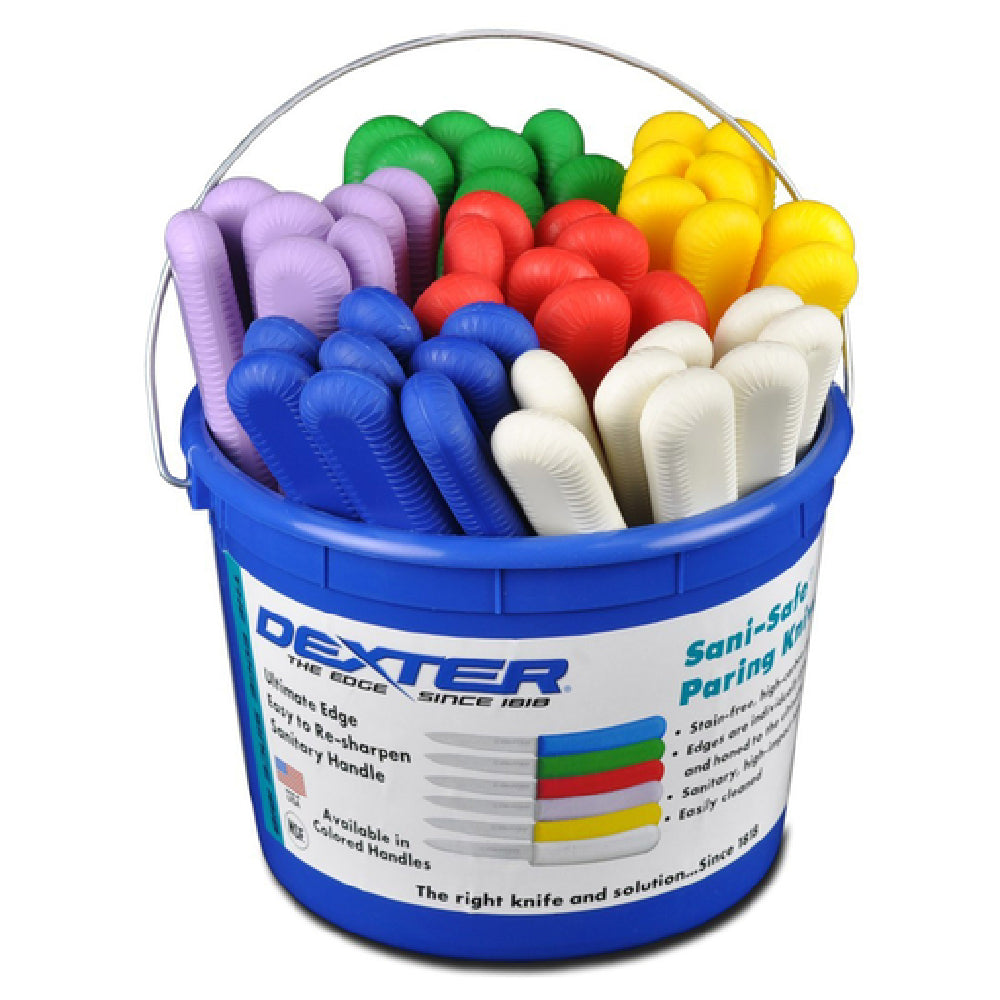 Dexter 15483 Sani-Safe® (S104-48B) Paring Knives 3-1/4" In Display Bucket