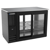 Beverage Air BBN48HC-F-GS-PT-B - Refrigerated Pass-Thru Back Bar Food Rated Refrigerator