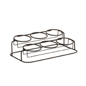 Cal Mil 22601-32-13 6 Jar Display 19"W X 11"D X 5-1/4"H (3) 32 Oz. Jars Included