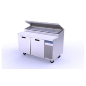 Randell 8260N-290-PCB Refrigerated Raised Rail Prep Table Two-section 60" W